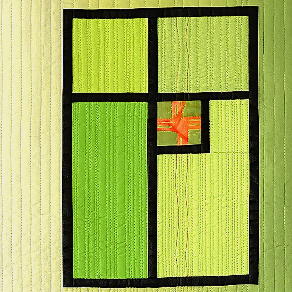 Ombre Green square